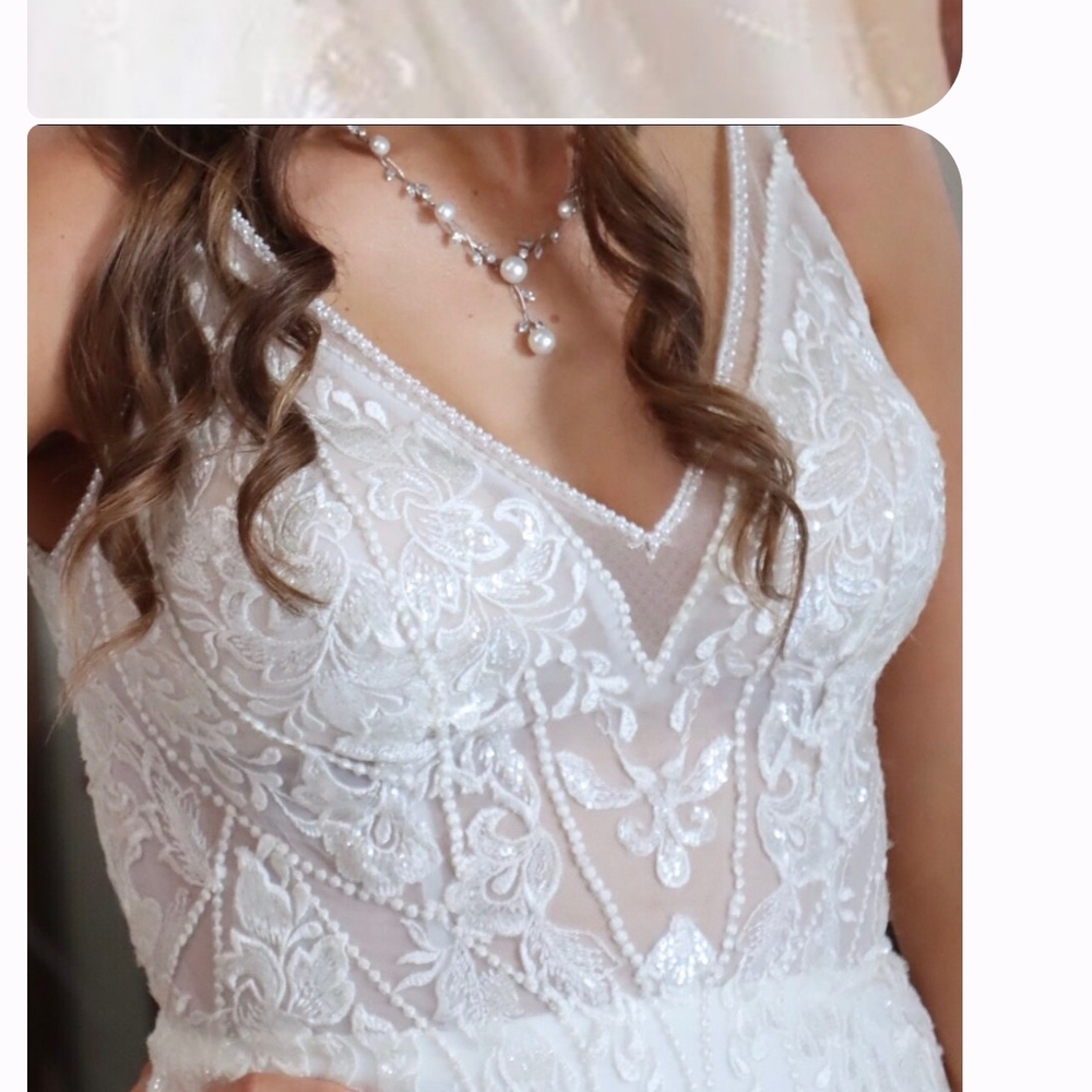 Elegant White Lace Dress